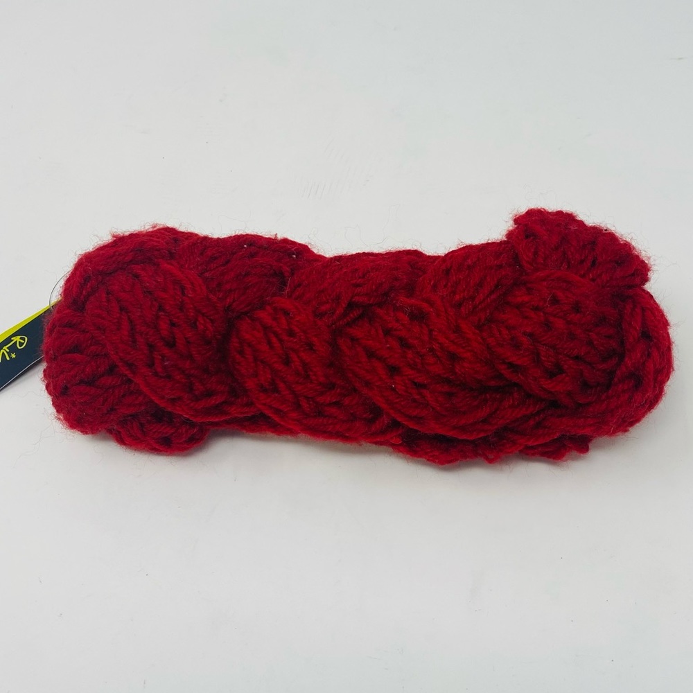 Red Braid Winter Headband**One Size